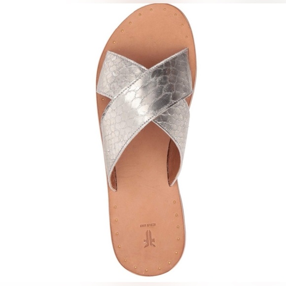 Frye Shoes - FRYE Ally Criss Cross womens Slide Sandal
